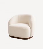 Fauteuil YARA — Élégance douce et caractère raffiné